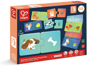 Hape Eläinten Herkut Yhdistämispalapeli