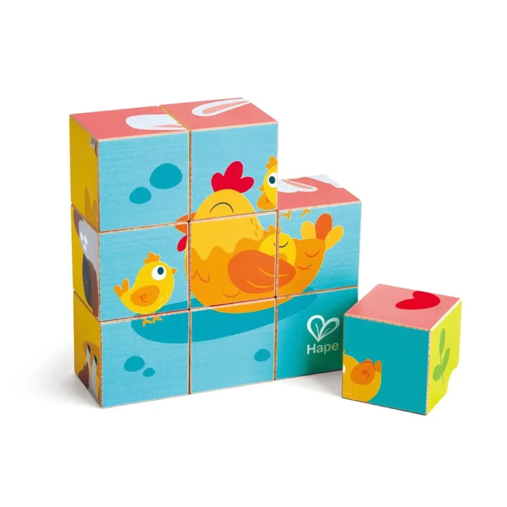 Hape Puinen Kuutiopalapeli Maatila