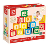 Hape Puiset Palikat Silikonireunoilla