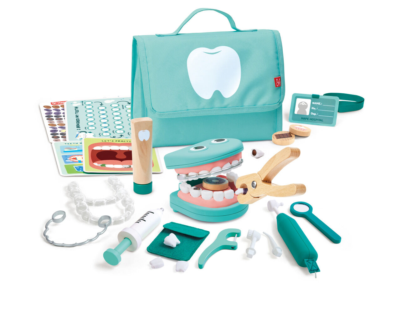 Hape Super Smile Dental Kit Hammaslääkärileikkisetti