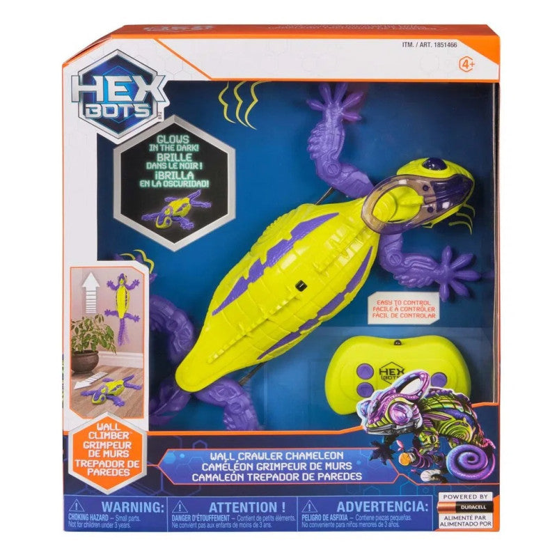 Hex Bots Radio-Ohjattava Wall Crawler Chameleon Kiipeilevä Kameleontti