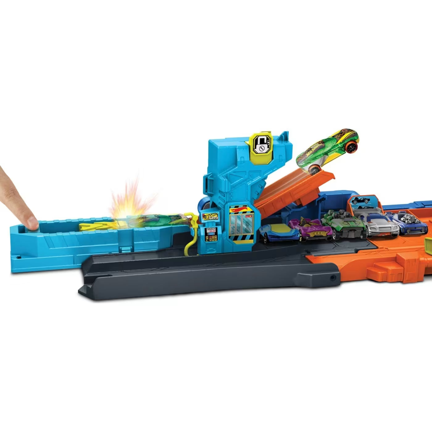 Hot Wheels Autorata City 2-in-1 Stunt-Autotalli
