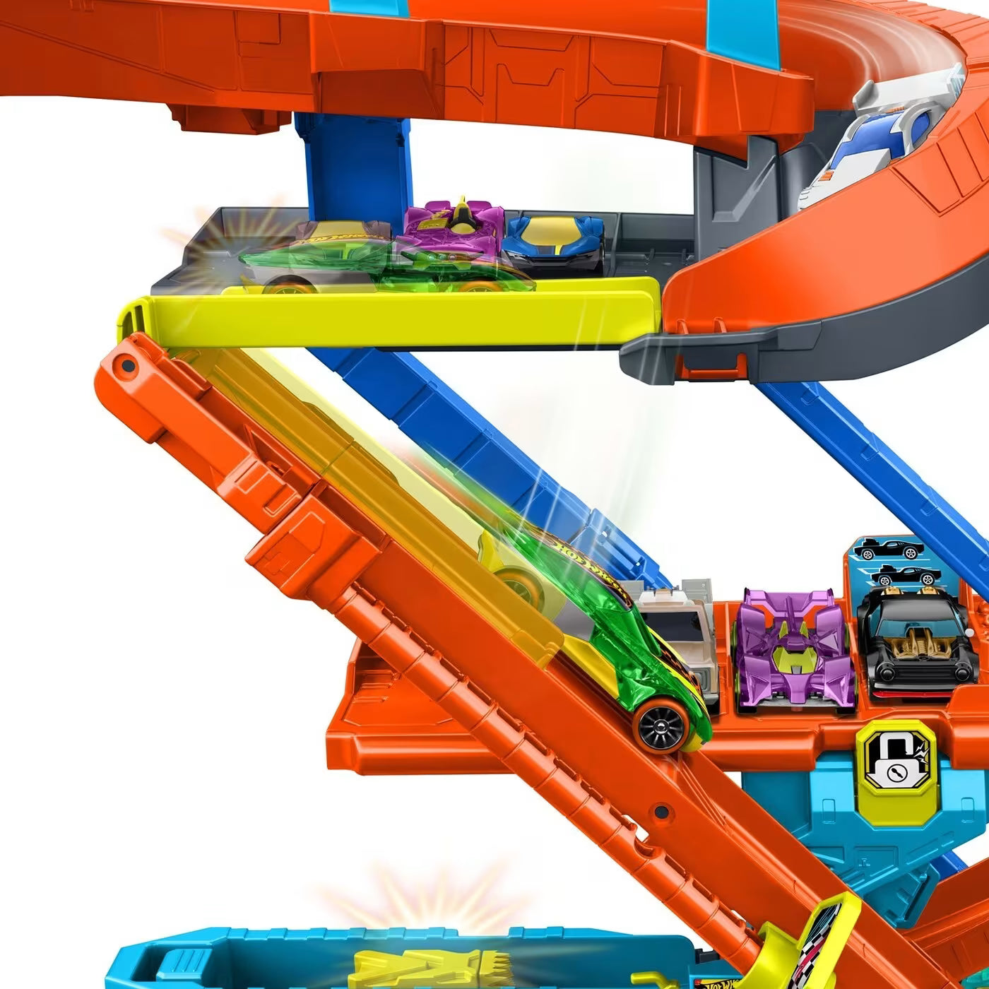 Hot Wheels Autorata City 2-in-1 Stunt-Autotalli