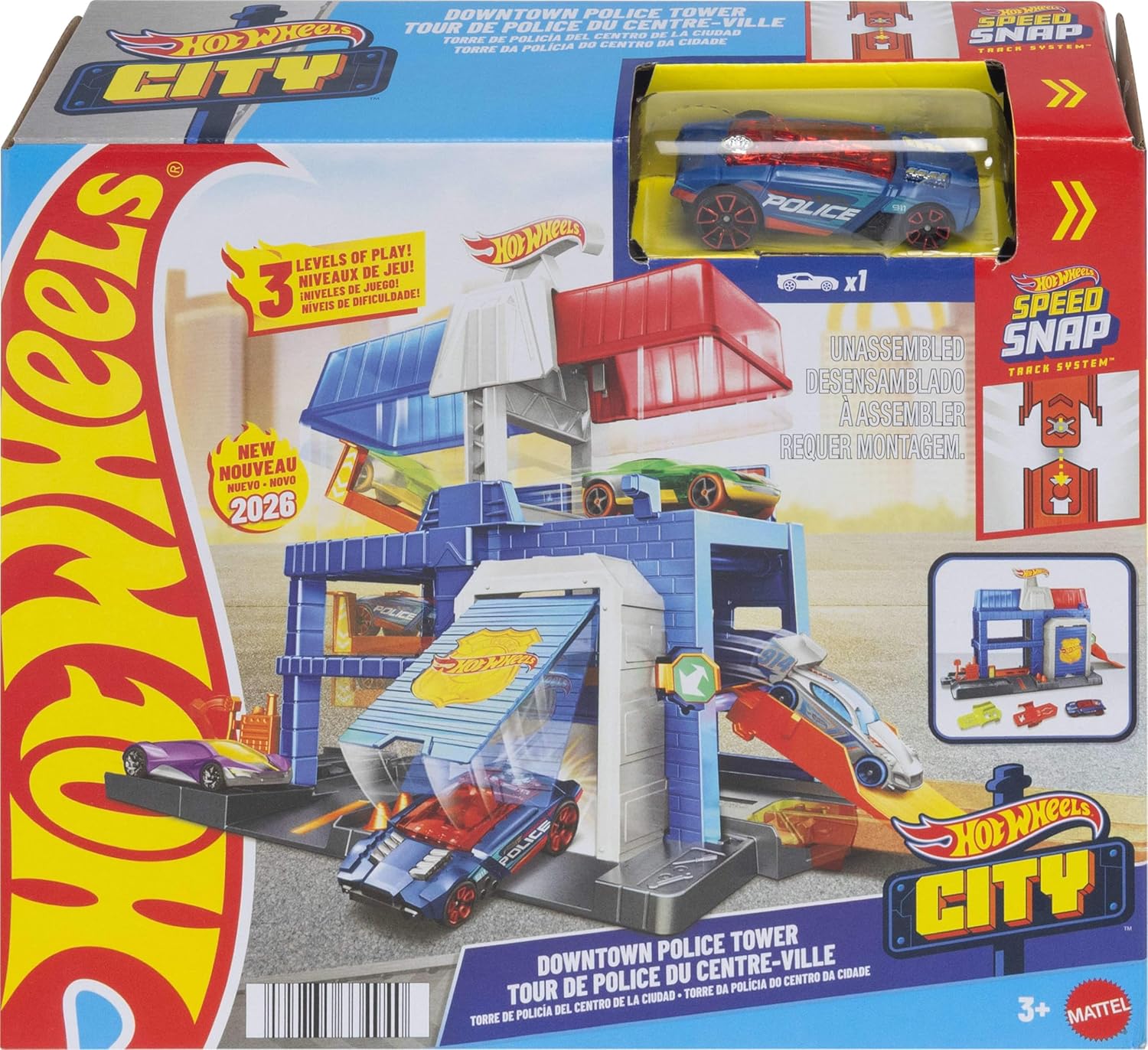 Hot Wheels City Downtown Poliisitorni
