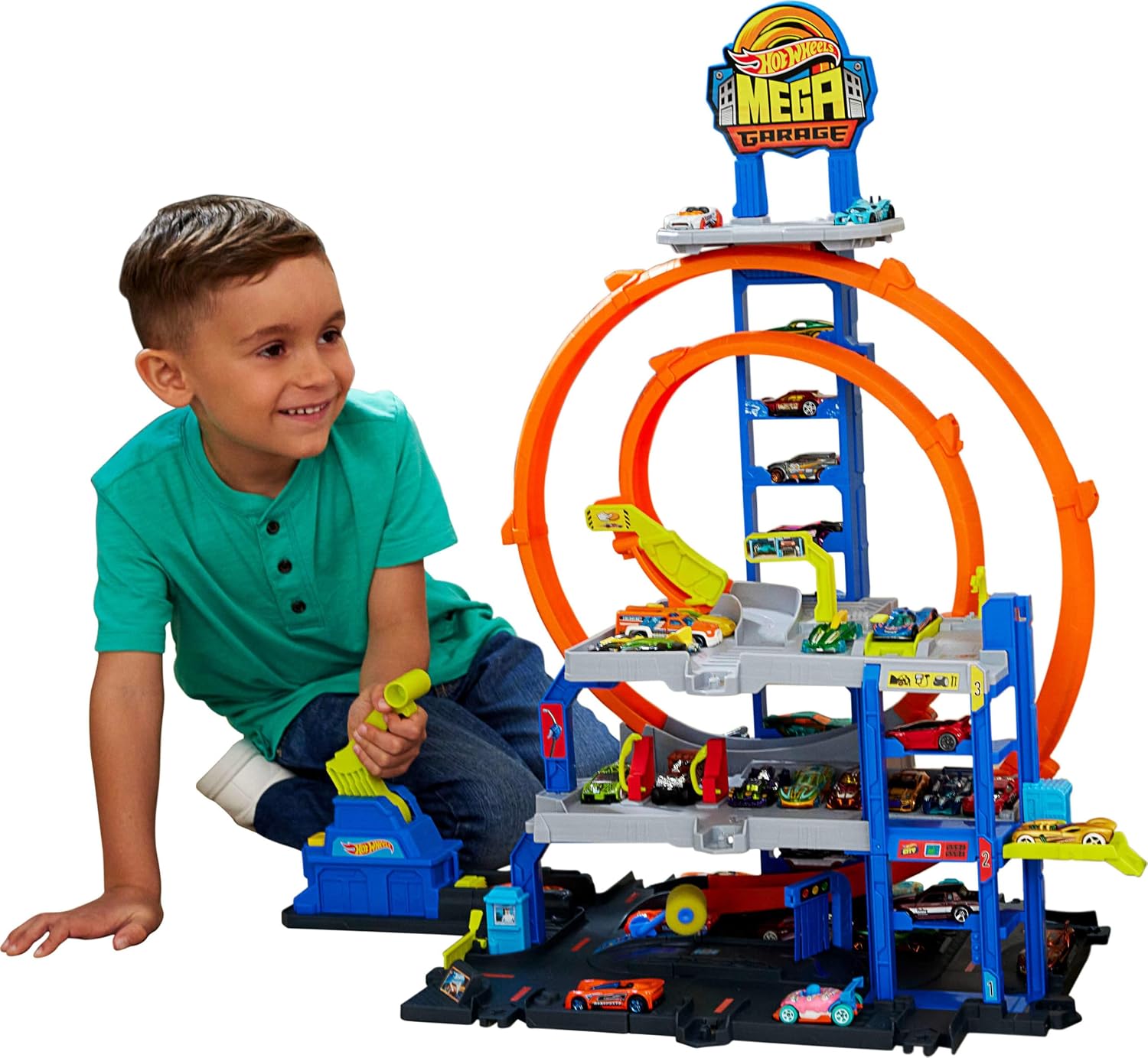 Hot Wheels City Mega Garage Autorata/Parkkihalli