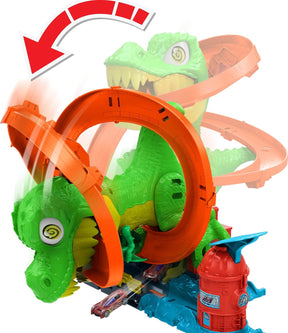 Hot Wheels City T-Rex Blaze Battle Autorata 