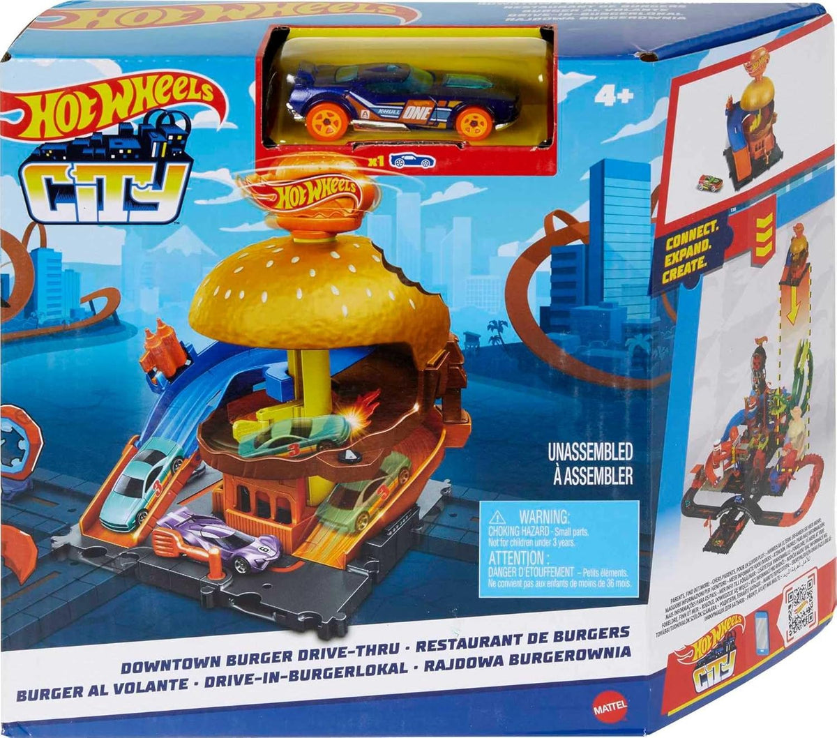Hot Wheels Downtown Burger Drive-Thru Autorata
