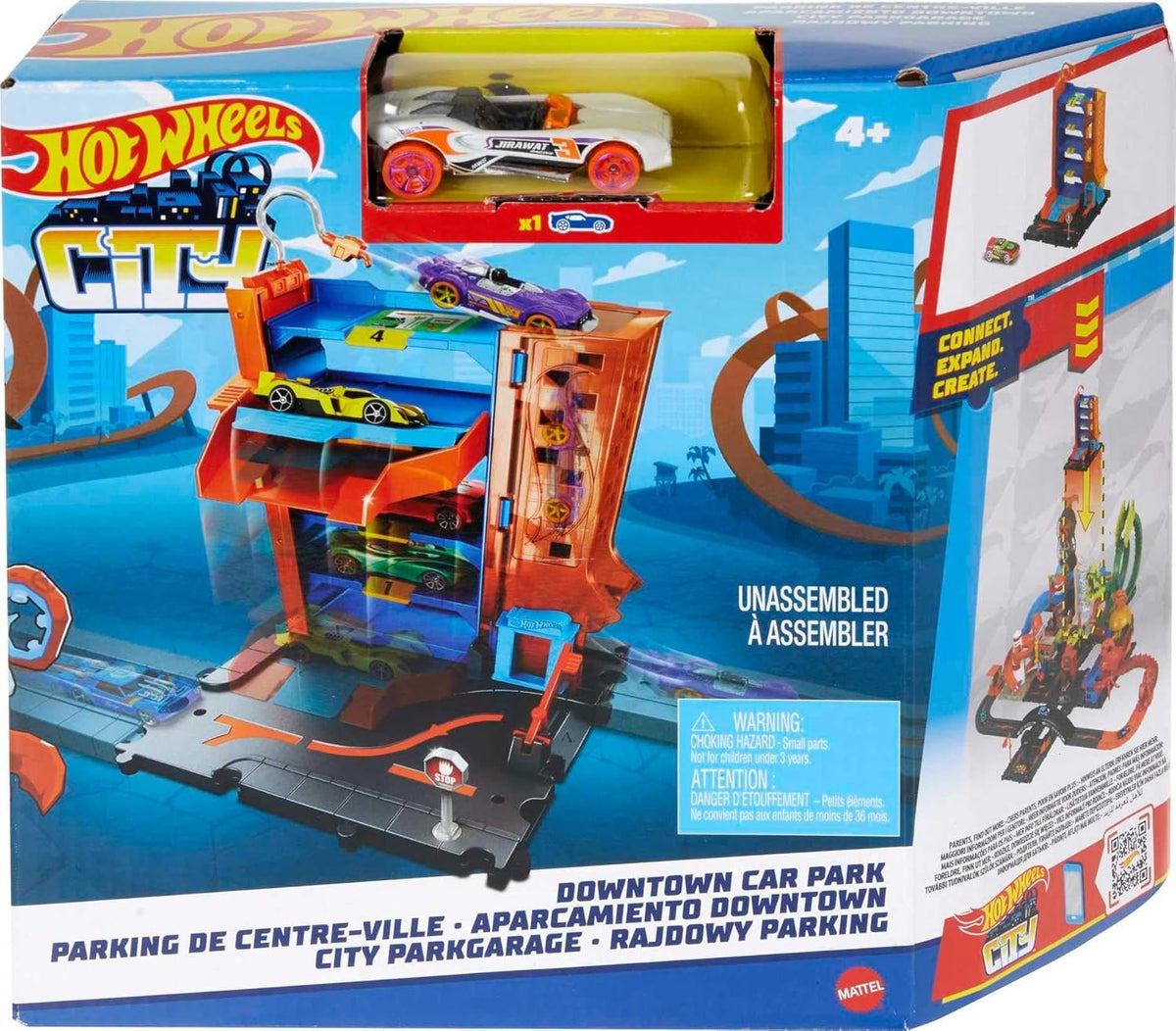 Hot Wheels Downtown Car Park Parkkihalli/Autorata