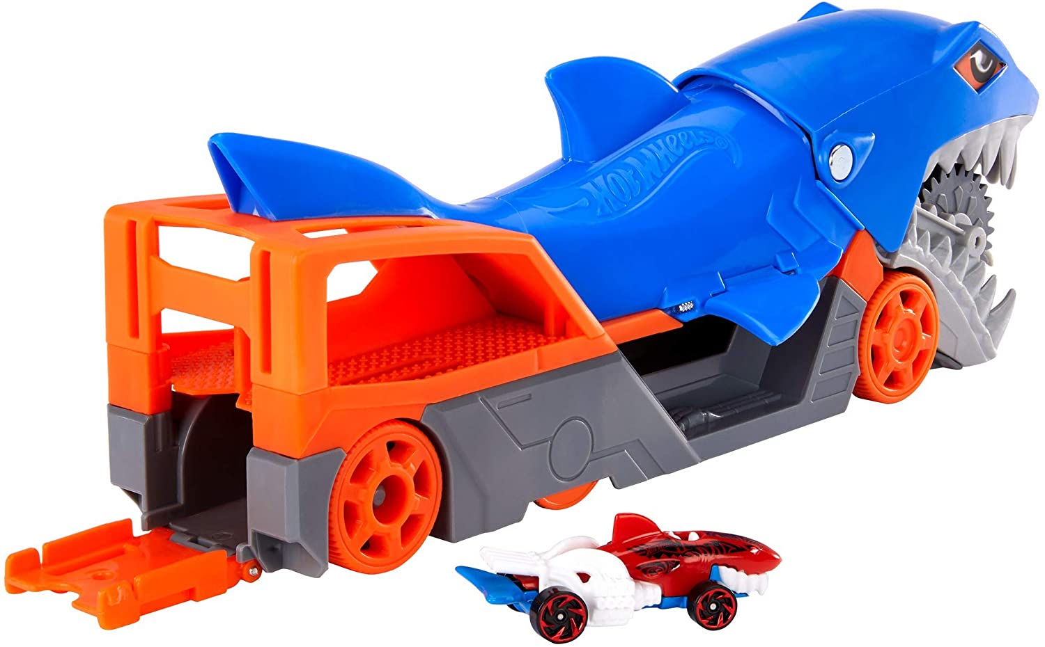 Hot Wheels Shark Transport Truck Pikkuautoleikkisetti