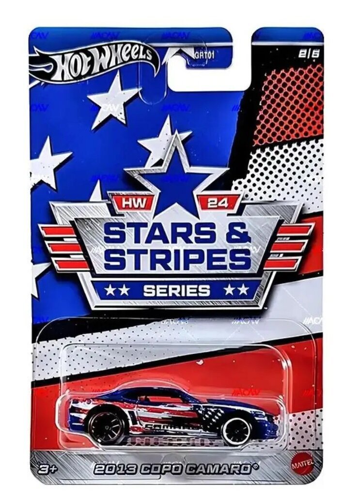 Hot Wheels Stars & Stripes Series 2013 Copo Camaro Pikkuauto