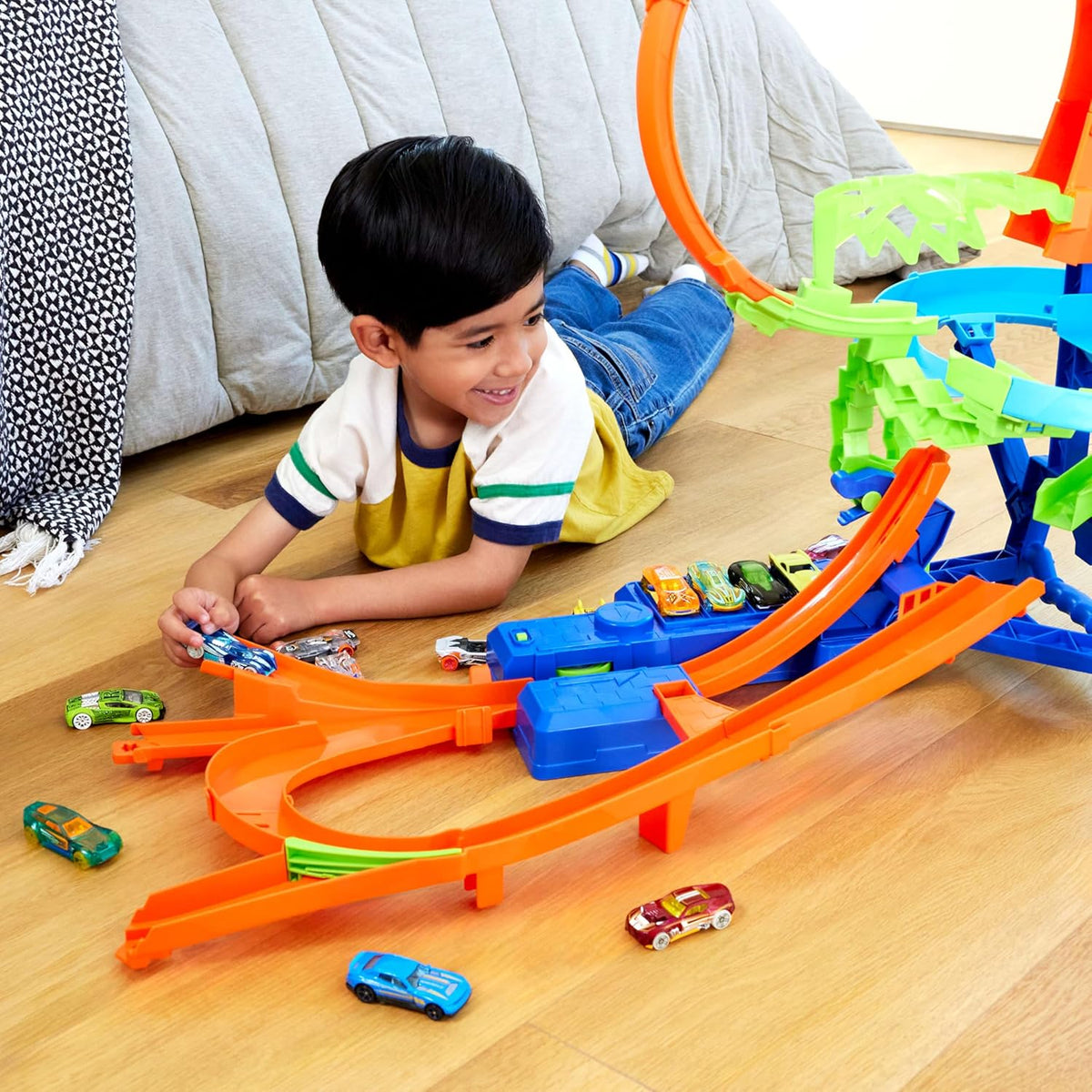 Hot Wheels Stunt Tracks Big Air Crash Autorata