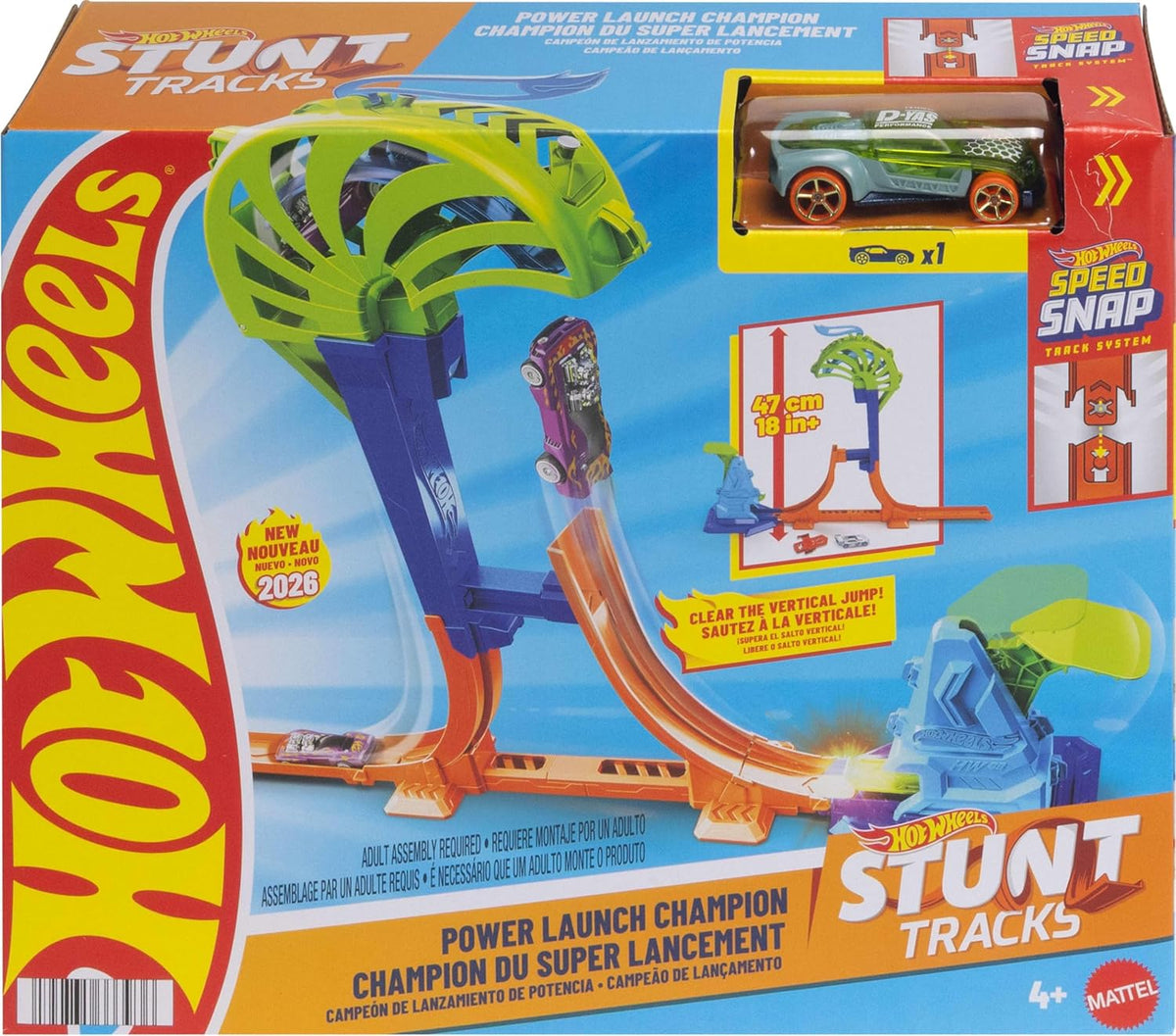 Hot Wheels Stunt Tracks Power Launch Champion Autoratasetti