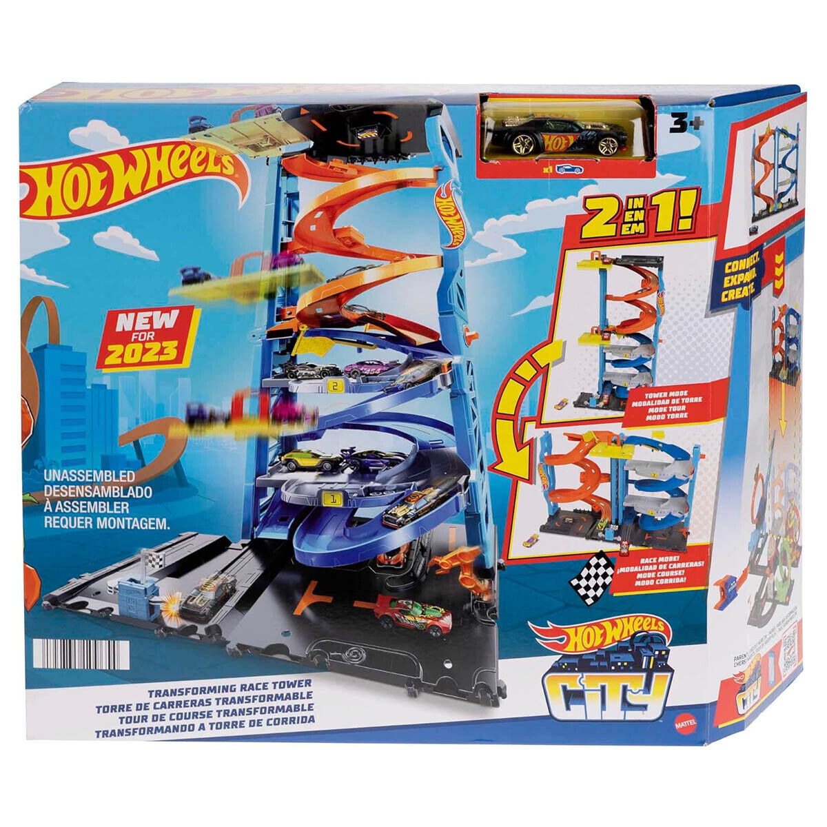 Hot Wheels Transforming Race Tower Leikkisetti