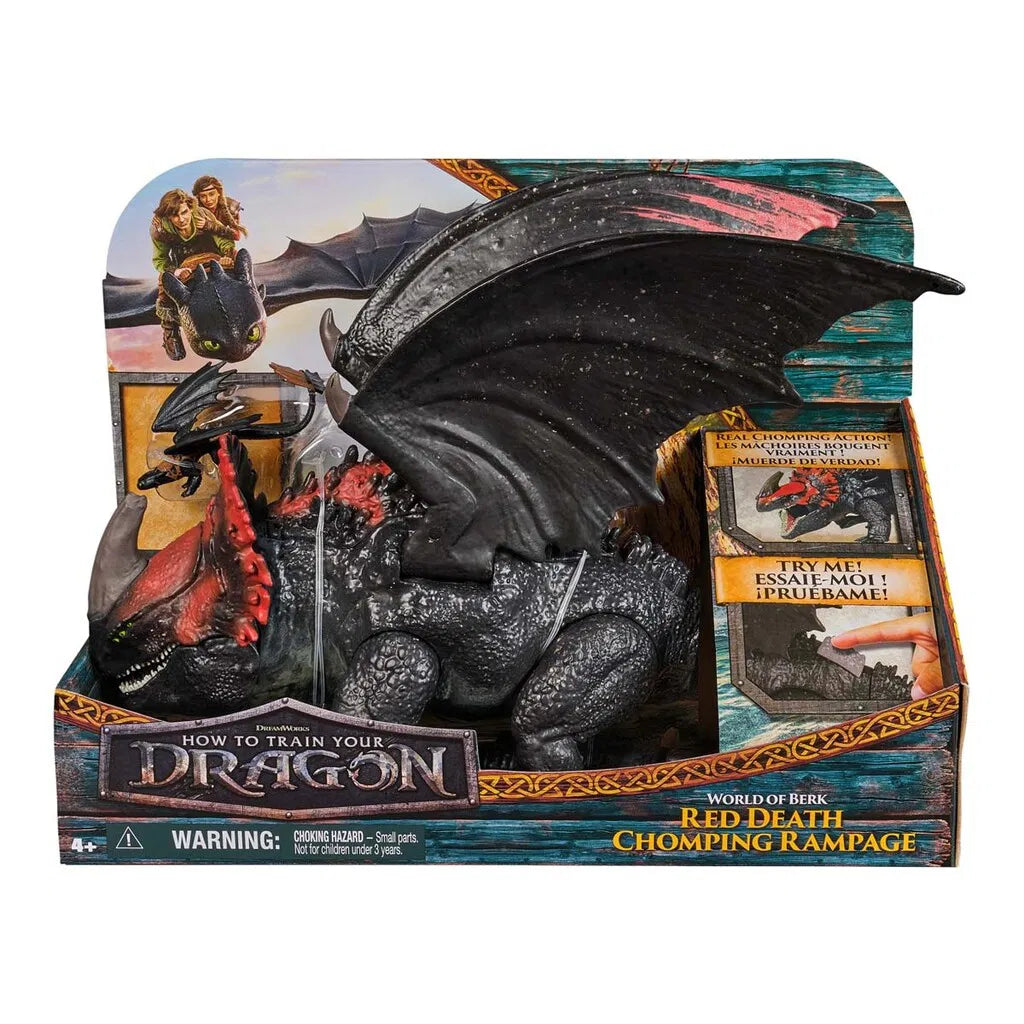 How To Train Your Dragon Red Death Chomping Rampage