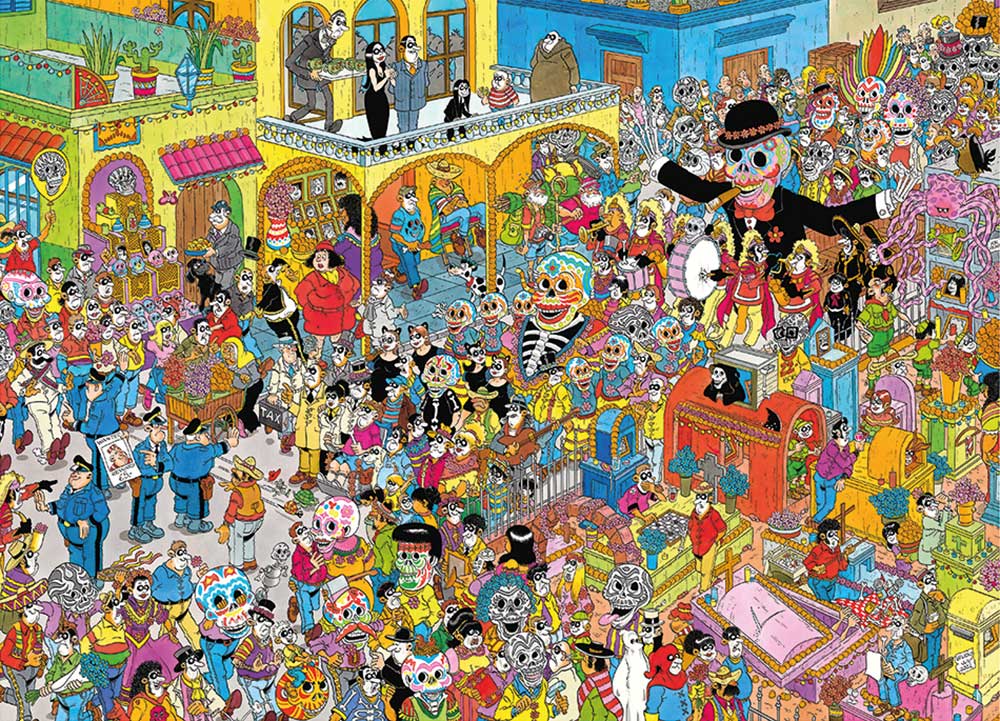 Jan Van Haasteren 1000 Palan Palapeli Dia De Los Muertos