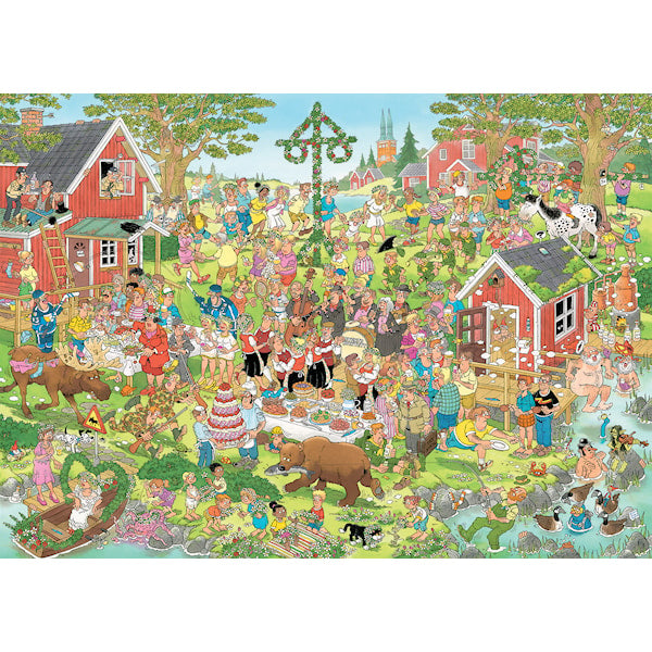 Jan van Haasteren Comic Puzzle Midsummer Festival 1000 Palan Palapeli