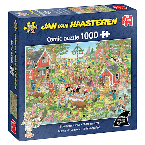Jan van Haasteren Comic Puzzle Midsummer Festival 1000 Palan Palapeli