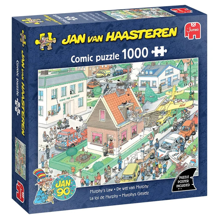 Jan van Haasteren Comic Puzzle Murphy´s Law 1000 Palan Palapeli