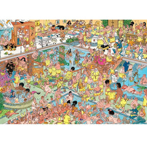 Jan van Haasteren Comic Puzzle Not so Wellness 1000 Palan Palapeli 