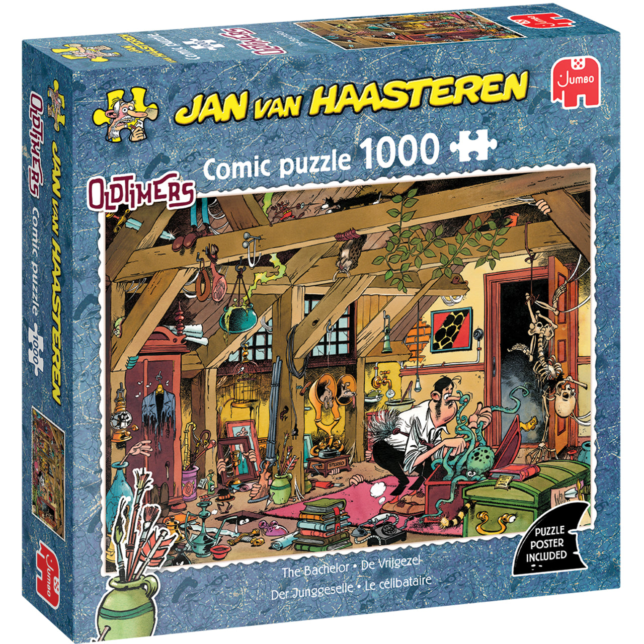 Jan van Haasteren Oldtimers The Bachelor 1000 Palan Palapeli