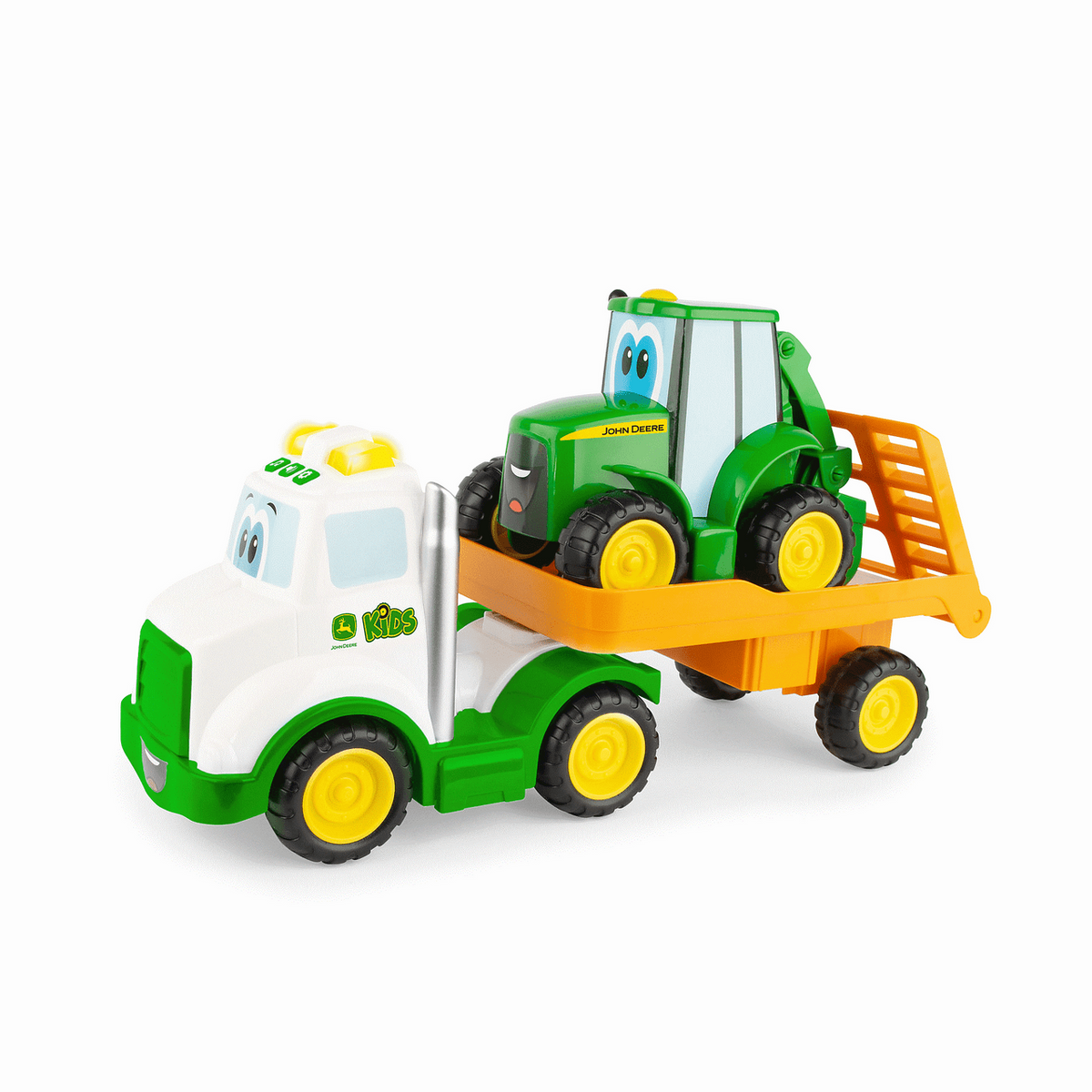 John Deere Farmin' Friends Hauling Set Traktori ja Kuljetusauto 