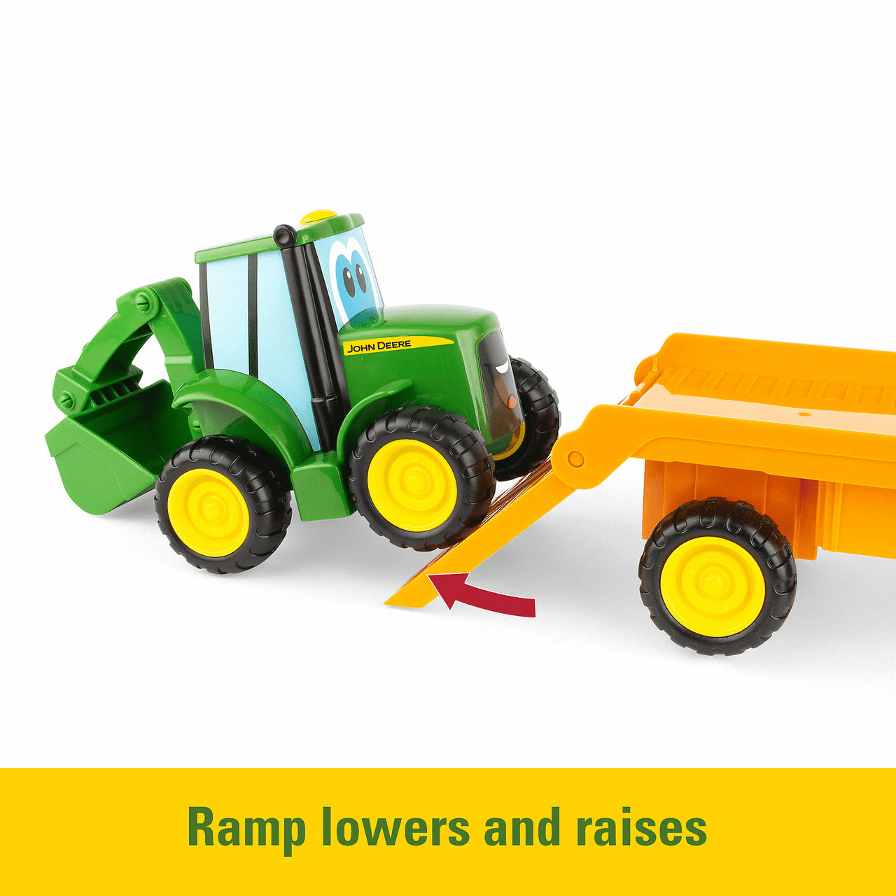 John Deere Farmin' Friends Hauling Set Traktori ja Kuljetusauto 