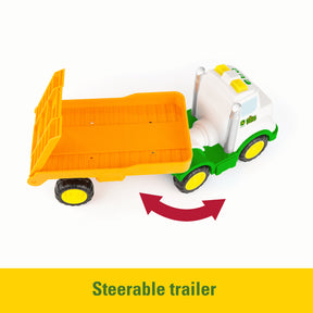John Deere Farmin' Friends Hauling Set Traktori ja Kuljetusauto 