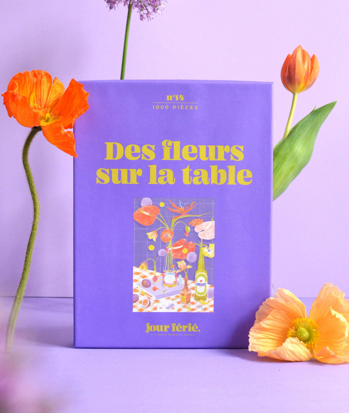 Jour Ferie Flowers On The Table 500 Palan Palapeli 
