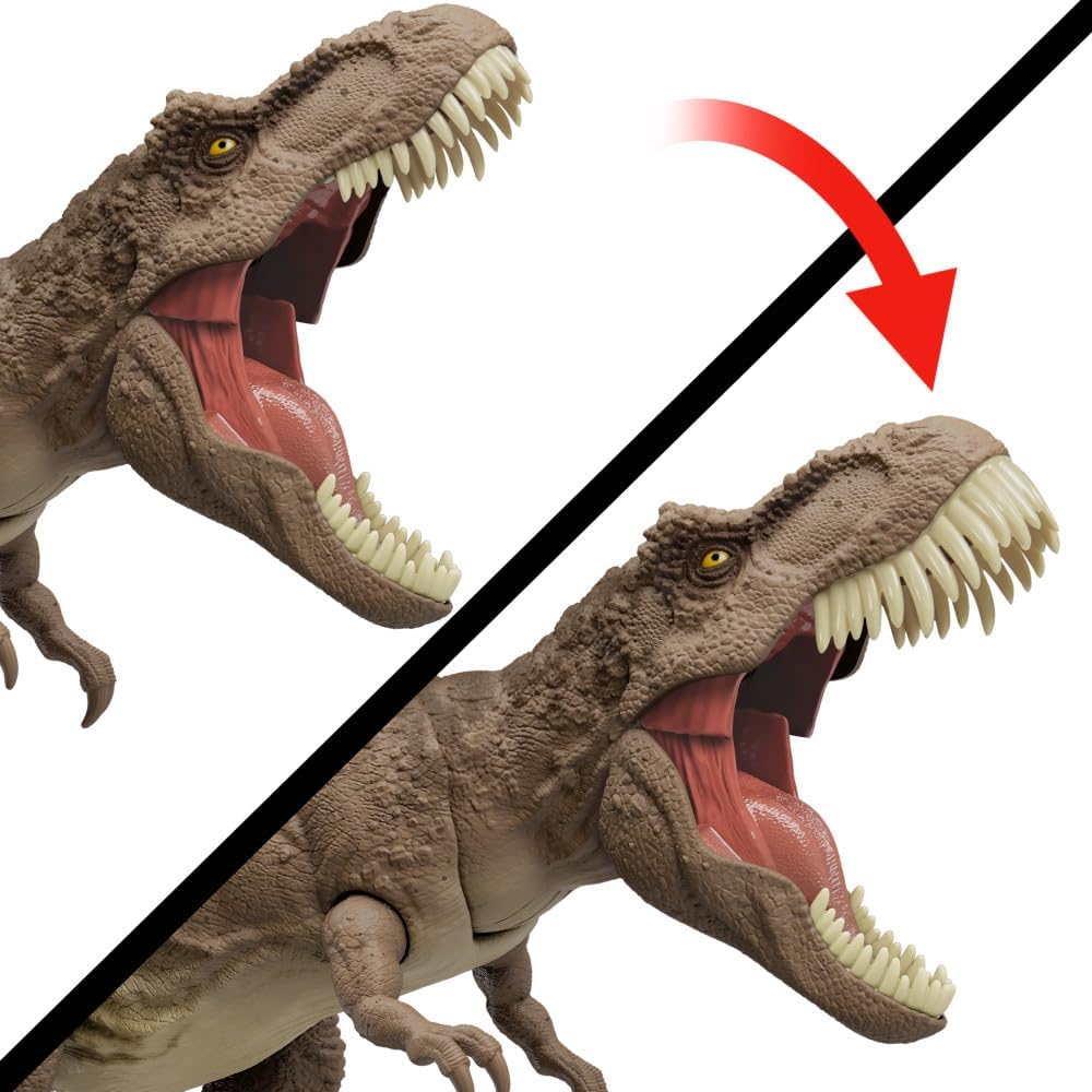 Jurassic World All Out Attack T-Rex Dinosaurus Äänillä 55cm