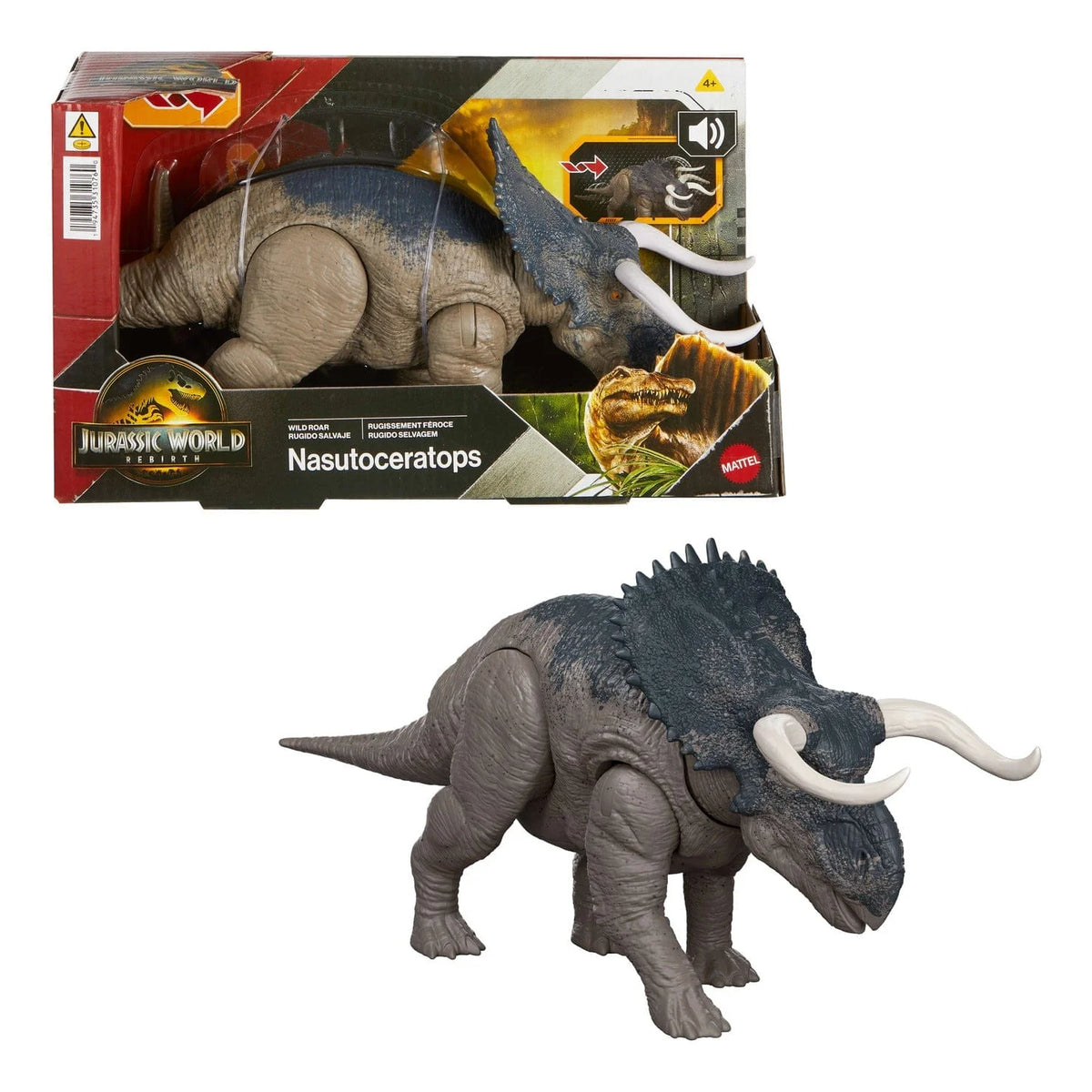 Jurassic World Rebirth Wild Roar Nasutoceratops