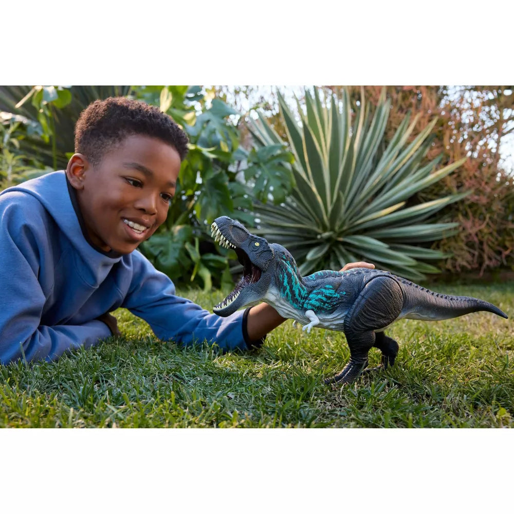 Jurassic World Survival Muscle Madness Tyrannosaurus Rex Interaktiiviinen Dinosaurus 45cm