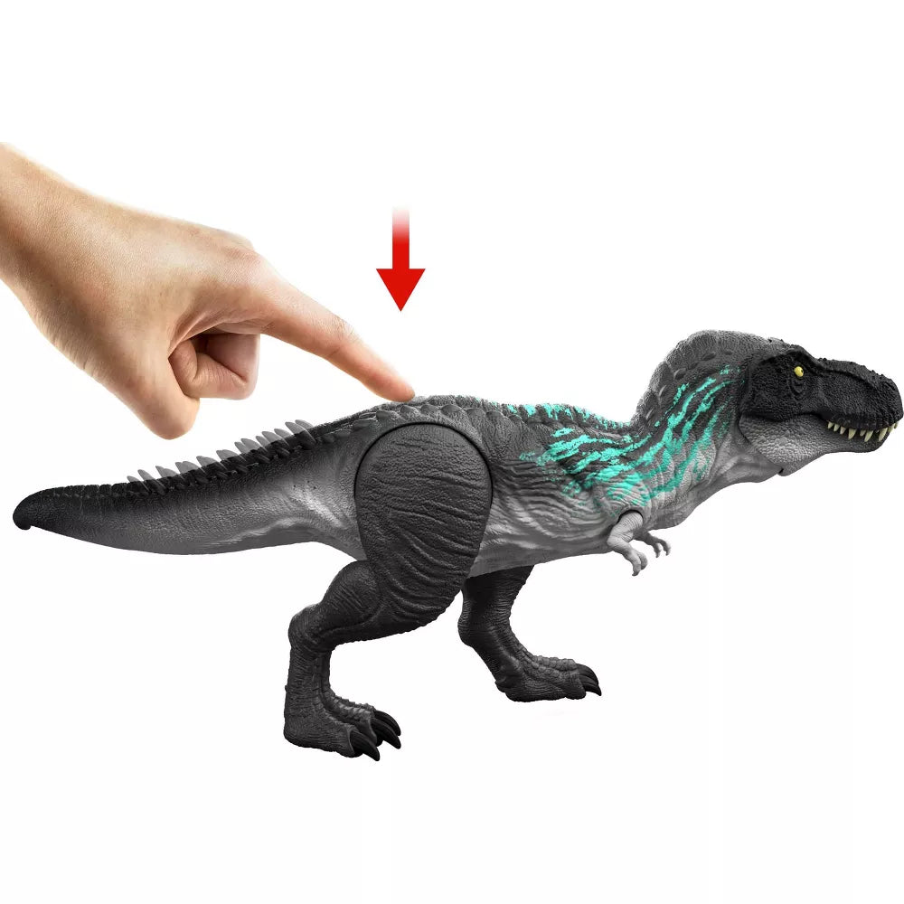 Jurassic World Survival Muscle Madness Tyrannosaurus Rex Interaktiiviinen Dinosaurus 45cm