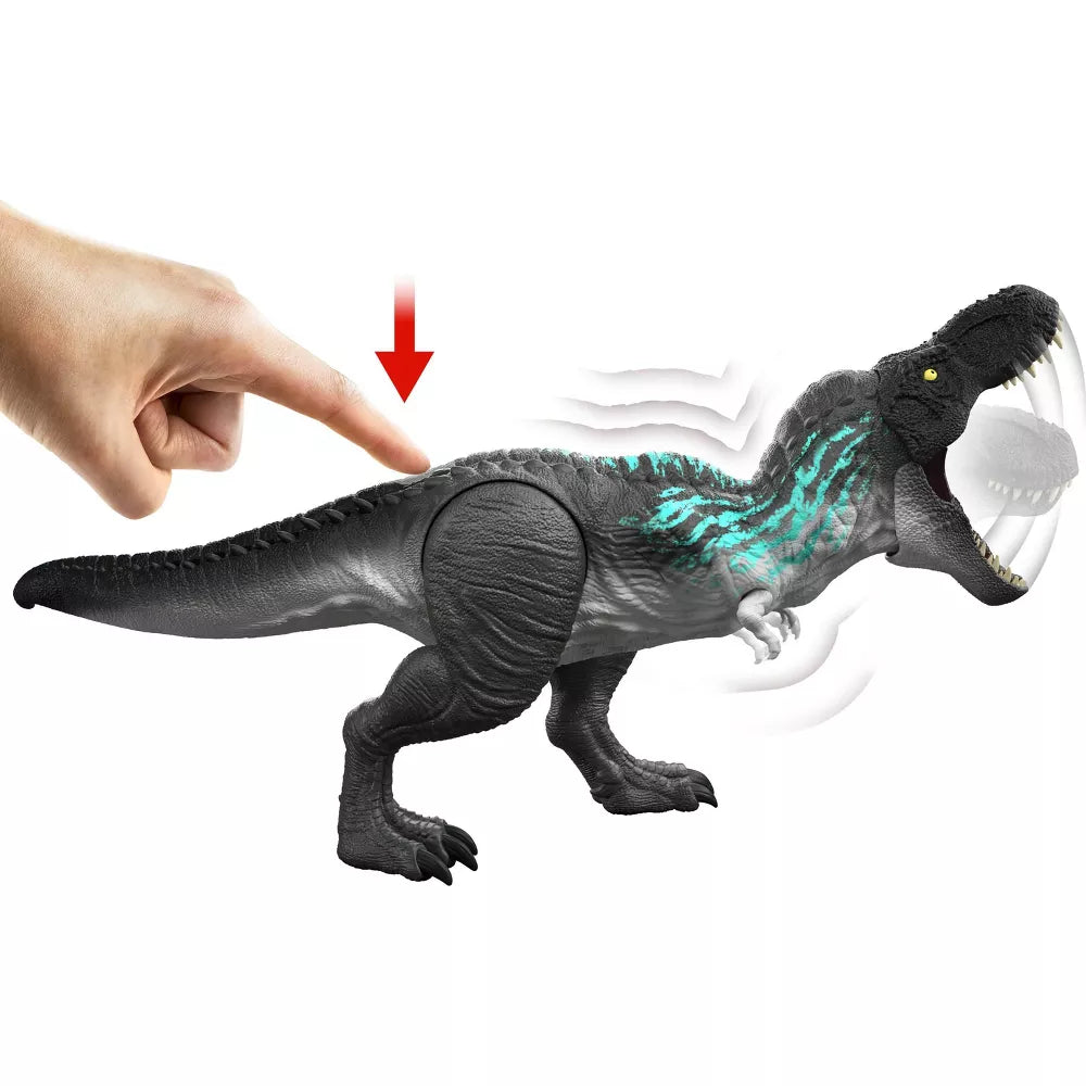 Jurassic World Survival Muscle Madness Tyrannosaurus Rex Interaktiiviinen Dinosaurus 45cm