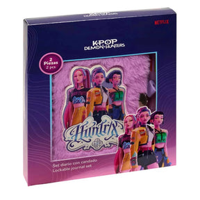 K-Pop Demon Hunters Lukollinen Päiväkirja Sekä Kynä
