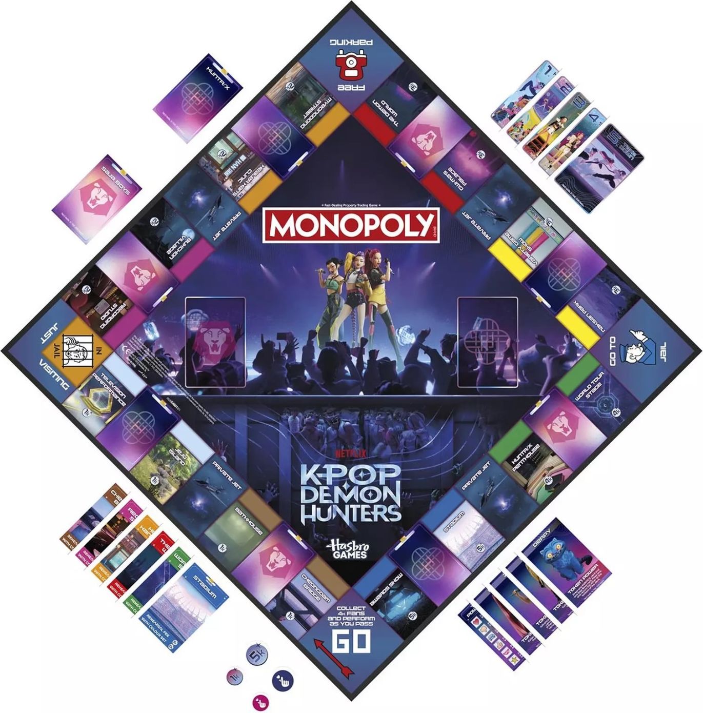 K-Pop Demon Hunters Monopoly