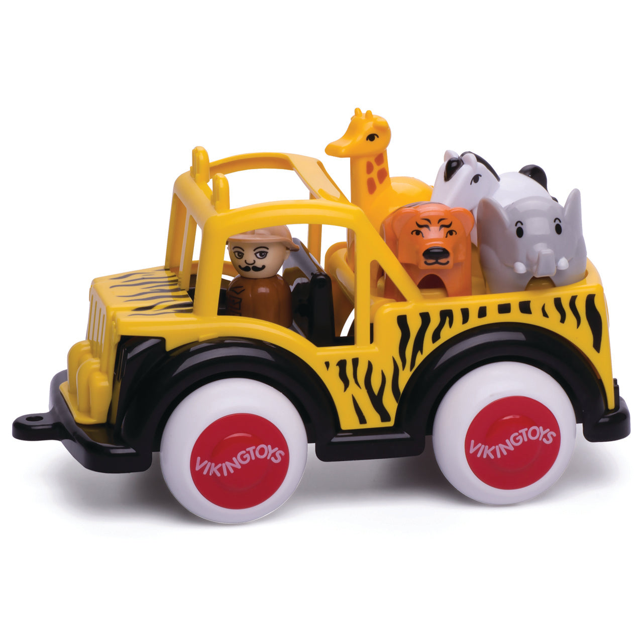 Viking Toys Safari Jeeppi, Hahmo sekä Eläimet 28cm