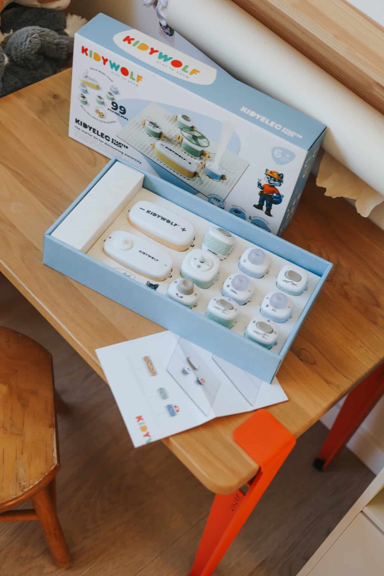 KidyWolf Aloituspakkaus Lasten Tiedesetti Sähkö