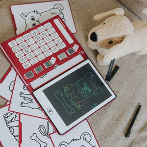 KidyWolf Mini LCD Piirustustaulu Kotieläimet