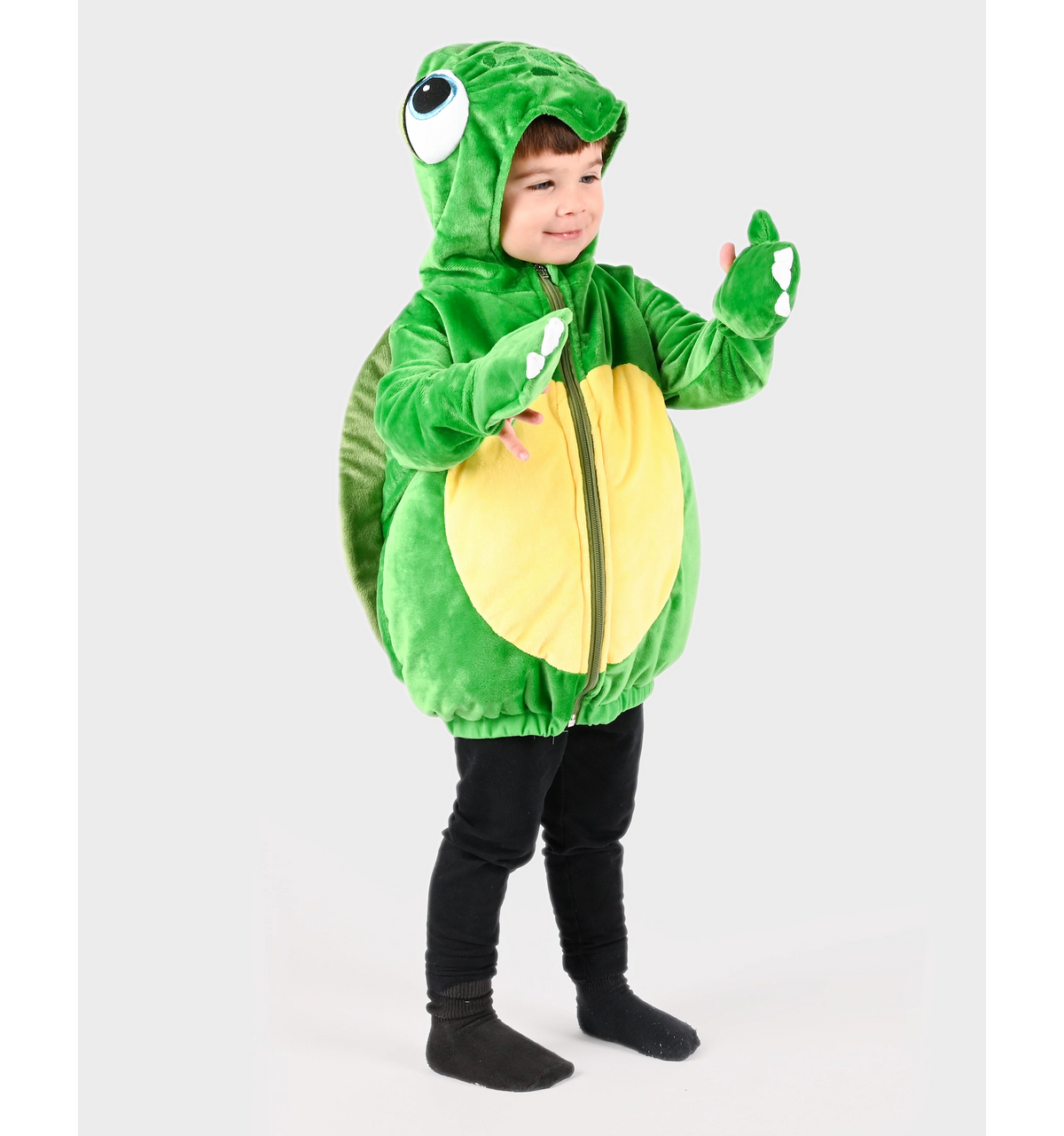 Kilpikonna Naamiaisasu Puku/Takki 98-110 cm (2-4v.)