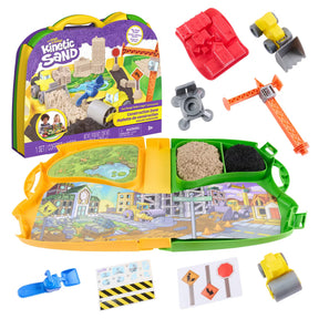 Kinetic Sand Construction Zone Työmaa Taikahiekka Leikkisetti