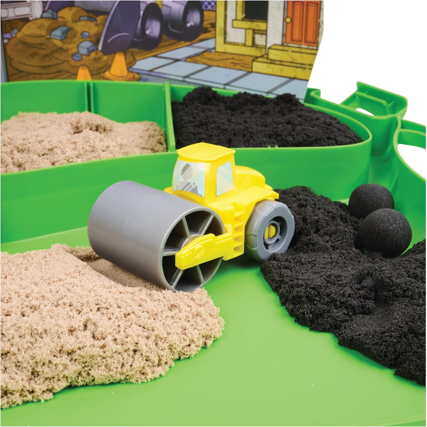 Kinetic Sand Construction Zone Työmaa Taikahiekka Leikkisetti