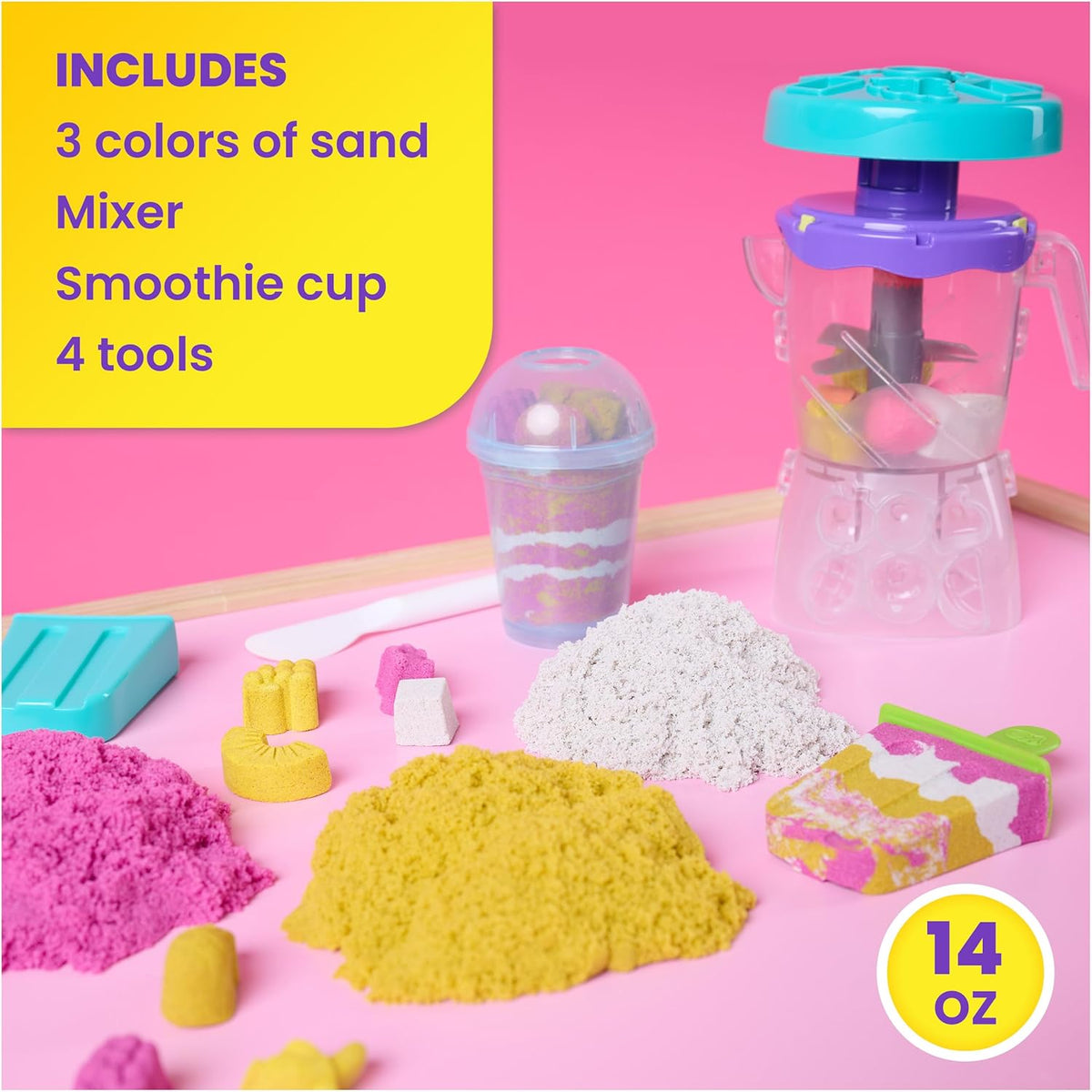 Kinetic Sand Taikahiekka Smoothie Mixer
