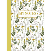 Koustrup&Co Yellow Floral Pattern - Muistikirja 