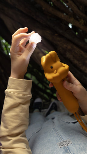 LED Ladattava Lasten Taskulamppu Leijona Silikoninen