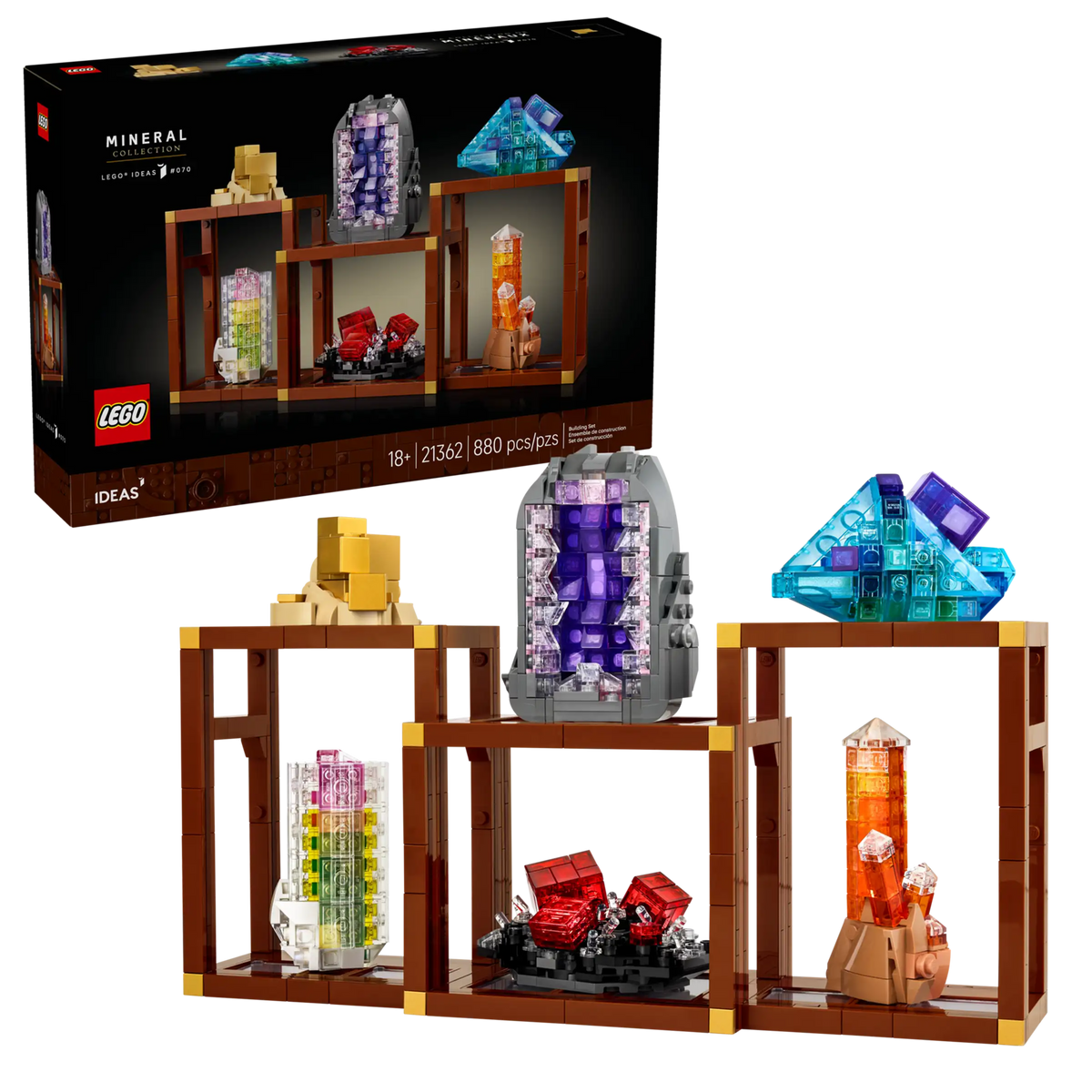 LEGO 21362 Mineraalikokoelma
