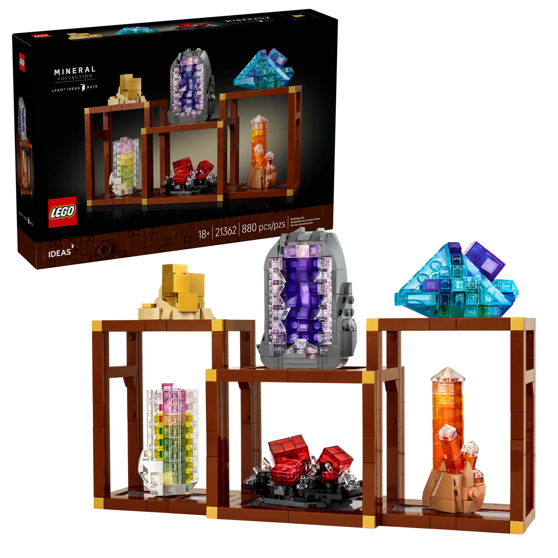 LEGO 21362 Mineraalikokoelma