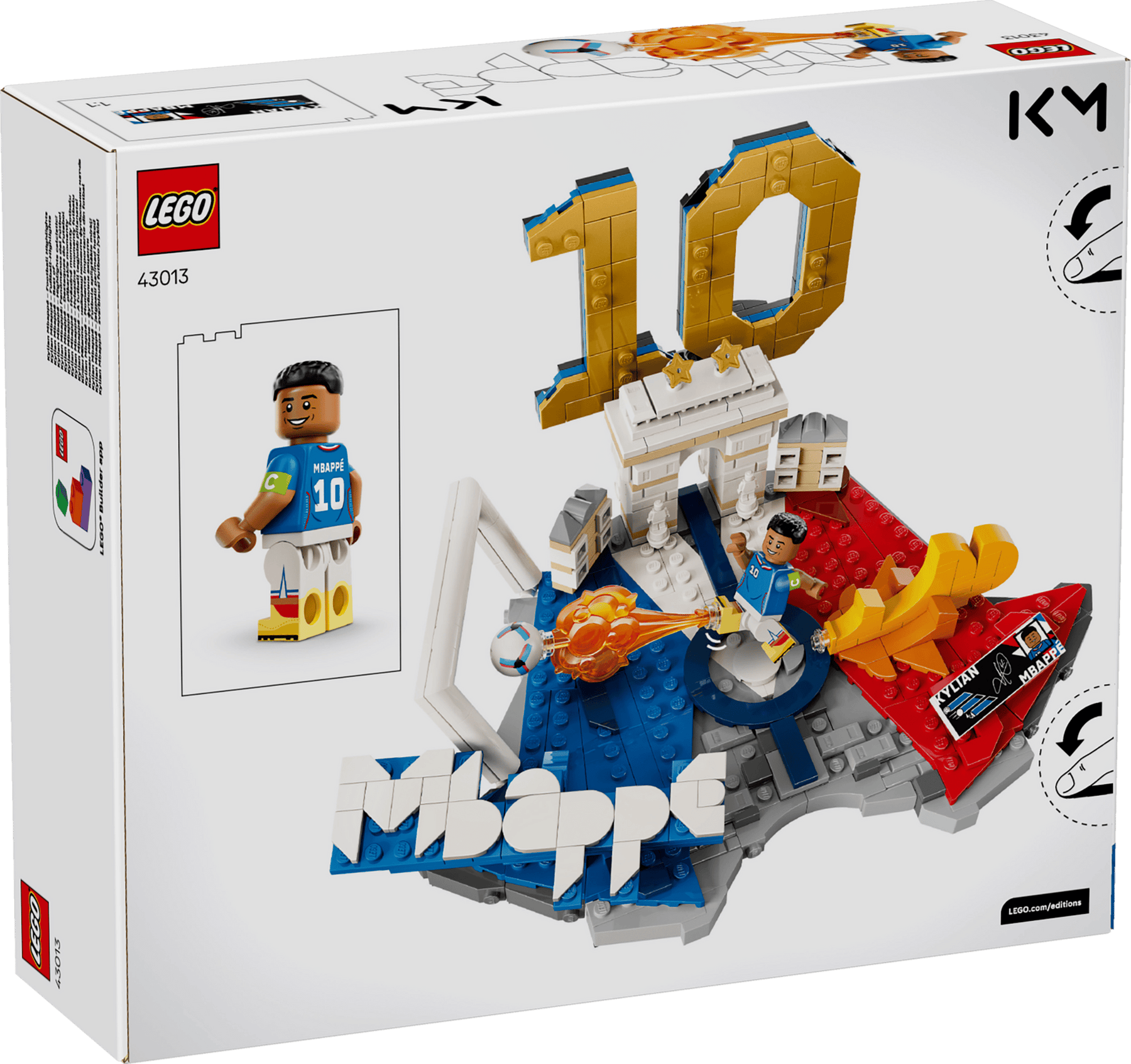 LEGO 43013 Kylian Mbappé – Jalkapallon Tähtihetket