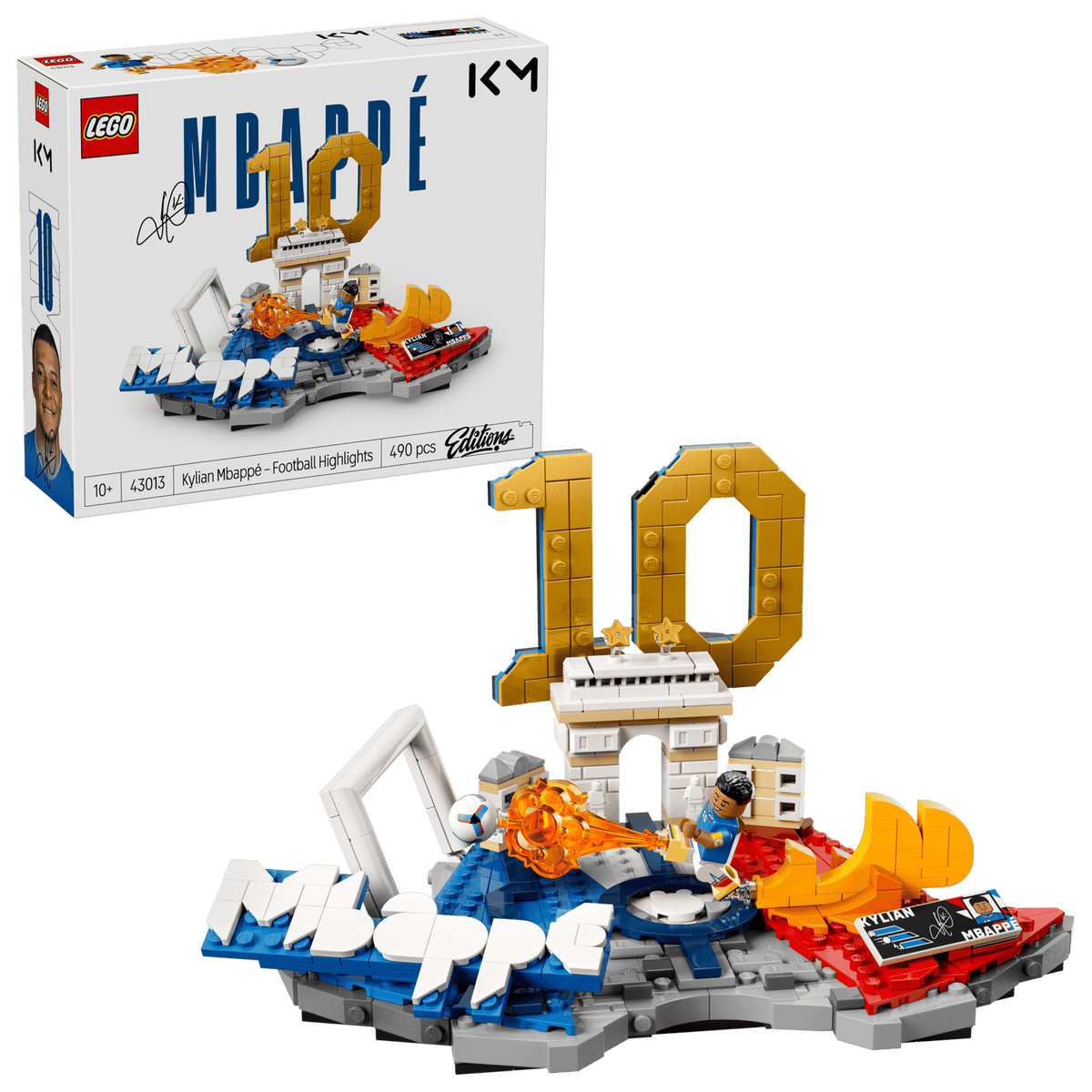 LEGO 43013 Kylian Mbappé – Jalkapallon Tähtihetket