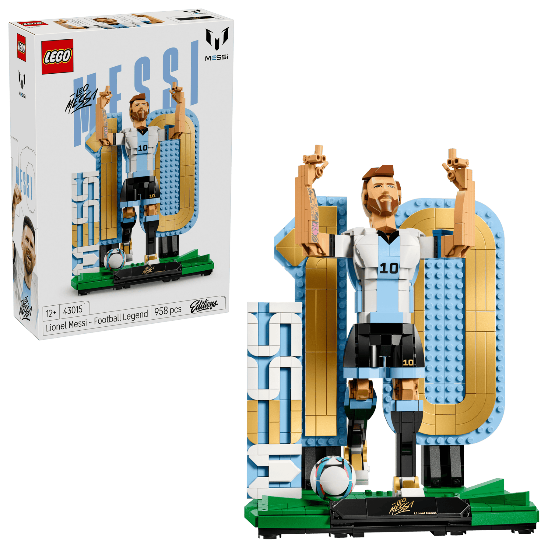 LEGO 43015 Lionel Messi – Jalkapallolegenda