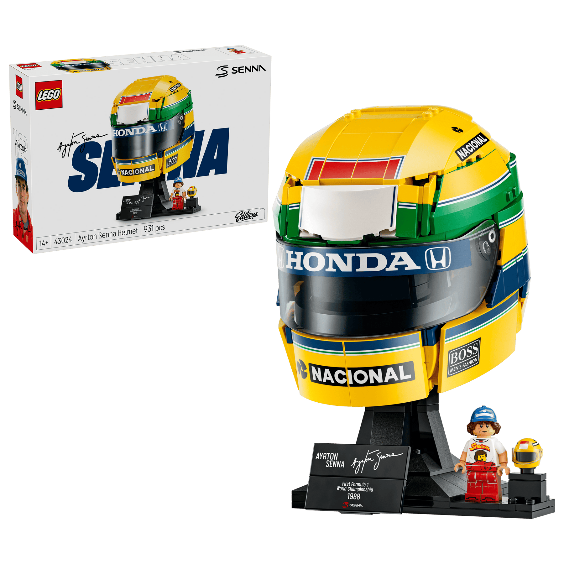 LEGO 43024 Kypärä – Ayrton Senna